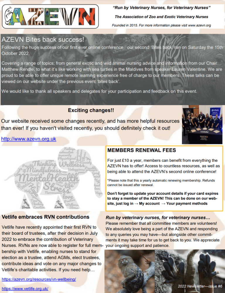 2022 AZEVN Newsletter